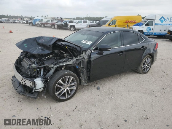 2020 Lexus IS 300 with VIN JTHAA1D20L5107123, listed as a Copart auction lot 82260834 with 58,169 mi miles and Salvage title. Bid and sale history available at DreamBid. Image 1.