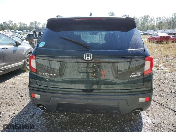 2020 Honda Passport Elite with VIN 5FNYF8H06LB015273, listed as a Copart auction lot 74778884 with 0 mi miles and Non Repairable. Bid and sale history available at carsss.com. Image 6.