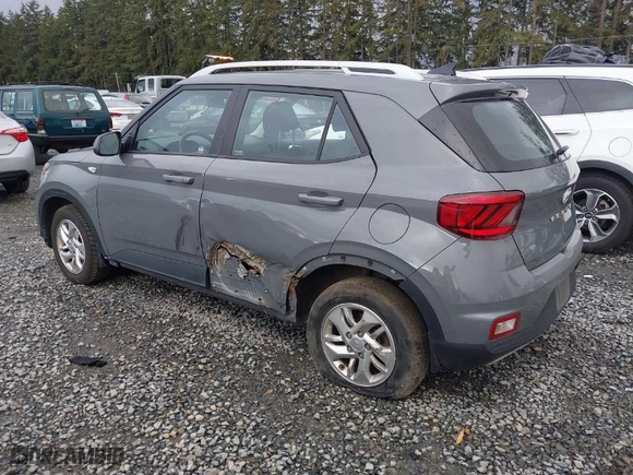2020 Hyundai Venue SEL with VIN KMHRC8A35LU014510, listed as a IAAI auction lot 41778111 with 60,495 mi miles. Bid and sale history available at carsss.com. Image 3.