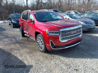 2022 GMC Acadia Denali with VIN 1GKKNPLS3NZ137375, listed as a IAAI auction lot 41544891 with 6,403 mi miles. Bid and sale history available at carsss.com. Image 1.