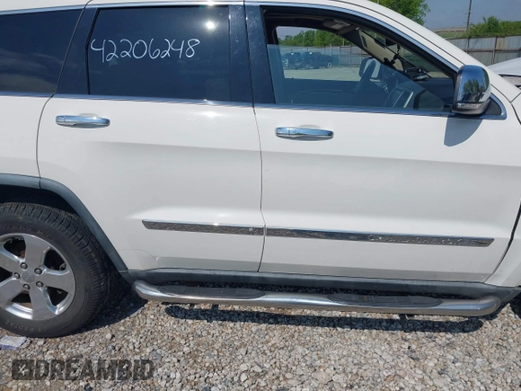 2011 Jeep Grand Cherokee Limited with VIN 1J4RR5GGXBC723279, listed as a IAAI auction lot 42206248 with 158,416 mi miles and . Bid and sale history available at DreamBid. Image 14.