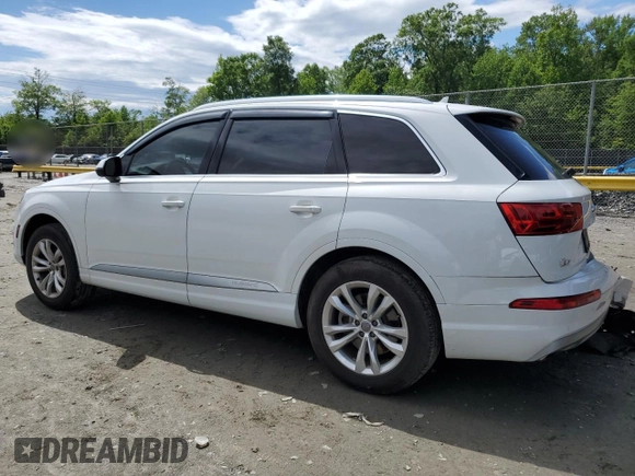 2019 Audi Q7 Premium Plus with VIN WA1LHAF74KD039292, listed as a Copart auction lot 58166745 with 114,958 mi miles and Salvage title. Bid and sale history available at DreamBid. Image 2.
