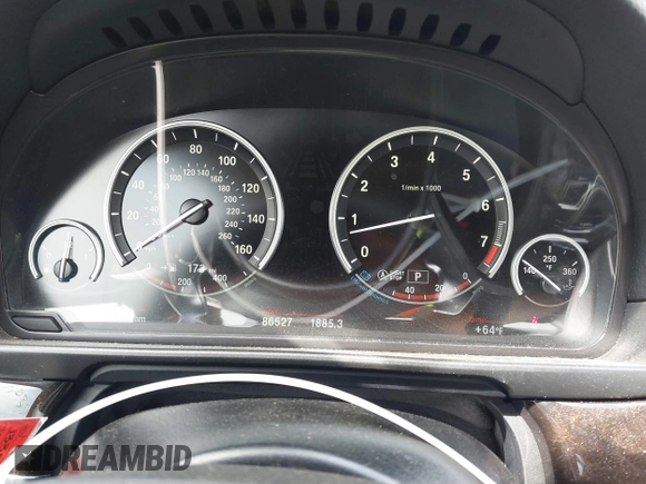 2016 BMW 5 Series 535i xDrive with VIN WBA5B3C54GD549628, listed as a IAAI auction lot 42055624 with 86,527 mi miles and . Bid and sale history available at DreamBid. Image 7.
