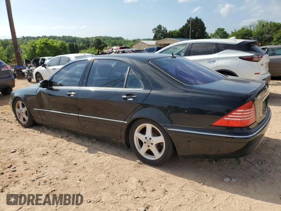 2004 Mercedes-Benz S 320/430/500 with VIN WDBNG75J84A427016, listed as a Copart auction lot 55009715 with Not Provided miles and Clean Title. Bid and sale history available at carsss.com. Image 2.