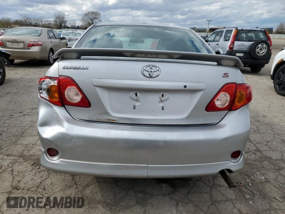 2009 Toyota Corolla with VIN 1NXBU40E79Z094251, listed as a Copart auction lot 53508045 with 0 mi miles and Salvage Title. Bid and sale history available at carsss.com. Image 6.