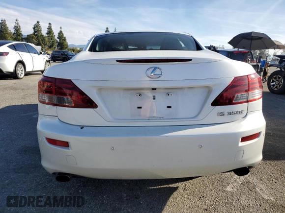 2011 Lexus IS 350 C z VIN JTHFE2C24B2506909, wystawiony jako Copart lot #45219735 z przebiegiem 116 426 mil mil oraz Szkoda całkowita • Salvage title. Historia ofert i sprzedaży dostępna na DreamBid. Obrazek 6.