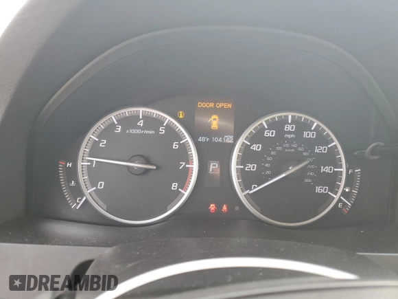 2015 Acura RDX Tech Pkg with VIN 5J8TB4H54FL008173, listed as a Copart auction lot 51183155 with 104,142 mi miles and Salvage Title. Bid and sale history available at carsss.com. Image 9.