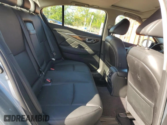 2018 Infiniti Q50 Luxe with VIN JN1EV7APXJM590569, listed as a Copart auction lot 55643215 with 86,965 mi miles and Salvage title. Bid and sale history available at DreamBid. Image 10.