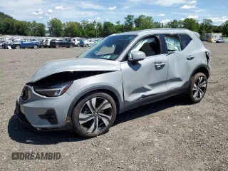 2024 Volvo XC40 Plus Bright Theme with VIN YV4L12UE7R2358139, listed as a Copart auction lot 65428435 with 13,171 mi miles and Salvage title. Bid and sale history available at DreamBid. Image 1.