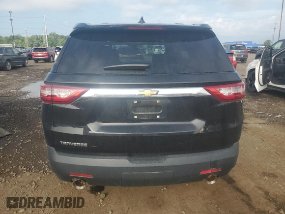 2018 Chevrolet Traverse LS with VIN 1GNERFKW3JJ127327, listed as a Copart auction lot 62214365 with 47,723 mi miles and Clean title. Bid and sale history available at DreamBid. Image 6.