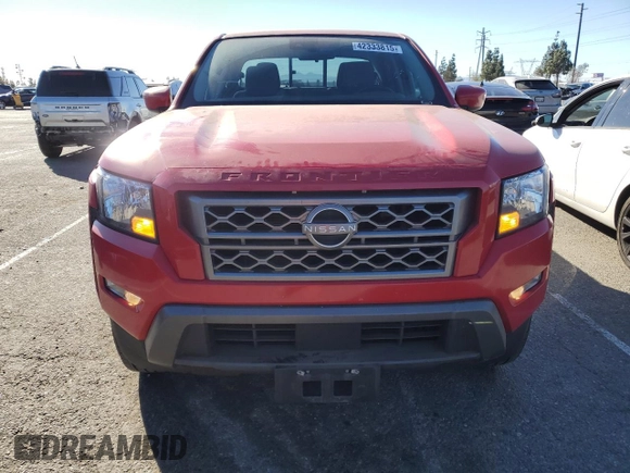 2022 Nissan Frontier SV with VIN 1N6ED1FJ0NN604848, listed as a Copart auction lot 42333815 with 158,373 mi miles and Salvage title. Bid and sale history available at DreamBid. Image 5.