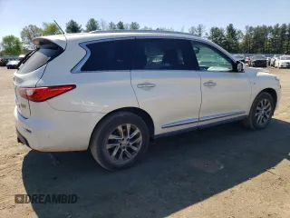 2015 Infiniti QX60 with VIN 5N1AL0MM5FC543775, listed as a Copart auction lot 54587625 with 122,778 mi miles and Salvage title. Bid and sale history available at DreamBid. Image 3.