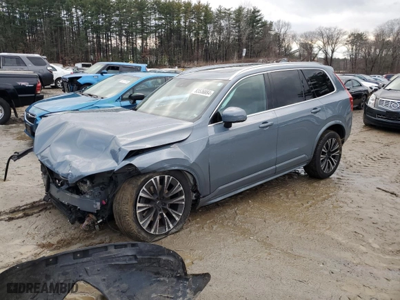 2020 Volvo XC90 Momentum with VIN YV4A22PK6L1606982, listed as a Copart auction lot 83536884 with NaN miles and Salvage Title. Bid and sale history available at carsss.com. Image 1.