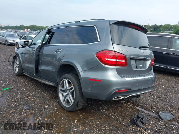 2017 Mercedes-Benz GLS 550 with VIN 4JGDF7DE4HA838922, listed as a IAAI auction lot 42617326 with 86,035 mi miles and . Bid and sale history available at DreamBid. Image 3.