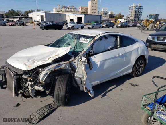 2017 Honda Civic Coupe LX with VIN 2HGFC4B56HH311801, listed as a Copart auction lot 82876484 with 0 mi miles and Salvage Title. Bid and sale history available at carsss.com. Image 1.