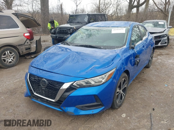 2021 Nissan Sentra SV with VIN 3N1AB8CV0MY271062, listed as a IAAI auction lot 41561631 with 65,999 mi miles and . Bid and sale history available at DreamBid. Image 2.
