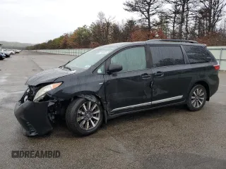 2019 Toyota Sienna LE with VIN 5TDJZ3DC5KS219388, listed as a Copart auction lot 51489465 with 162,353 mi miles and Salvage Title. Bid and sale history available at carsss.com. Image 1.