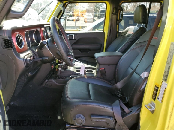 2023 Jeep Wrangler Rubicon with VIN 1C4HJXFN6PW515569, listed as a Copart auction lot 46721135 with 9,114 mi miles and Salvage title. Bid and sale history available at DreamBid. Image 7.