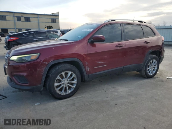 2020 Jeep Cherokee Latitude with VIN 1C4PJLCB6LD643041, listed as a Copart auction lot 45290705 with 73,337 mi miles and Salvage title. Bid and sale history available at DreamBid. Image 1.