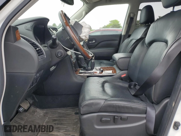 2019 Infiniti QX80 Luxe z VIN JN8AZ2NEXK9235292, wystawiony jako Copart lot #55611985 z przebiegiem 61 988 mil mil oraz Szkoda całkowita • Salvage title. Historia ofert i sprzedaży dostępna na DreamBid. Obrazek 7.