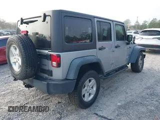 2014 Jeep Wrangler Unlimited Sport with VIN 1C4BJWDG8EL314792, listed as a IAAI auction lot 41489203 with 94,382 mi miles. Bid and sale history available at carsss.com. Image 4.