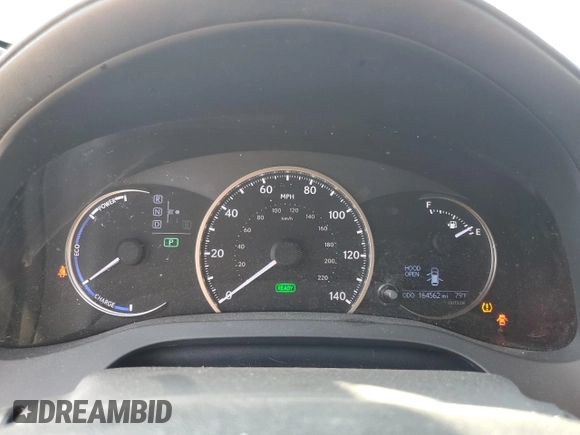 2015 Lexus CT 200h with VIN JTHKD5BH4F2244694, listed as a Copart auction lot 54236155 with 164,562 mi miles and Salvage title. Bid and sale history available at DreamBid. Image 9.