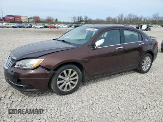 2013 Chrysler 200 Limited with VIN 1C3CCBCG2DN674401, listed as a Copart auction lot 52995155 with 128,552 mi miles and Salvage Title. Bid and sale history available at DreamBid. Image 1.