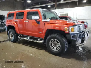 2008 Hummer H3 SUV with VIN 5GTEN13E488114190, listed as a Copart auction lot 73698974 with 158,239 mi miles and Clean Title. Bid and sale history available at carsss.com. Image 4.
