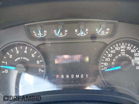 2013 Ford F-150 XL with VIN 1FTEW1CM8DKD89005, listed as a IAAI auction lot 41984036 with 193,744 mi miles and . Bid and sale history available at DreamBid. Image 7.