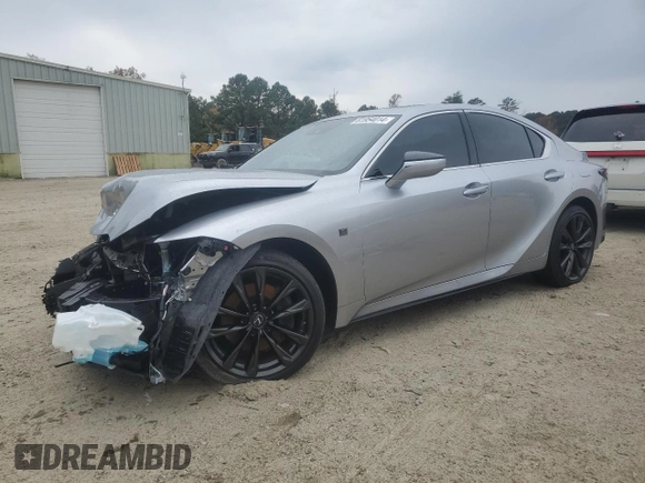 2024 Lexus IS with VIN JTHBZ1B28R5078088, listed as a Copart auction lot 81954014 with 6,858 mi miles and Salvage Title. Bid and sale history available at carsss.com. Image 1.