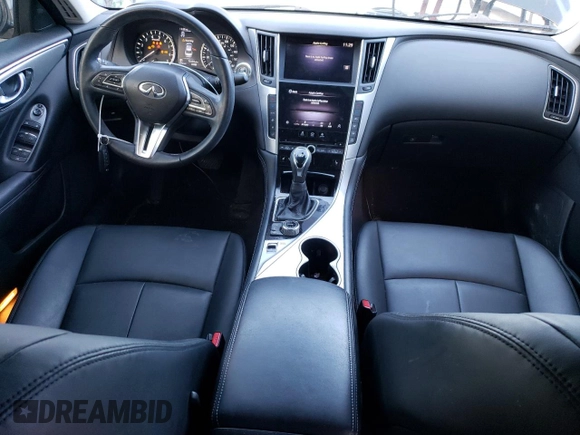 2021 Infiniti Q50 3.0t LUXE with VIN JN1EV7BP9MM700661, listed as a Copart auction lot 47864815 with 70,459 mi miles and Non Repairable. Bid and sale history available at carsss.com. Image 8.