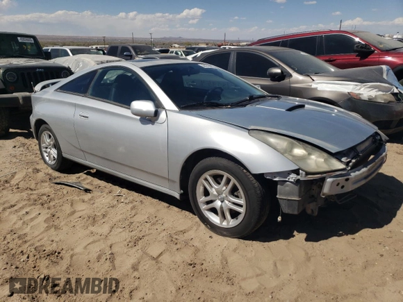 2005 Toyota Celica GT with VIN JTDDR32T050184847, listed as a Copart auction lot 44213675 with 182,954 mi miles and Salvage Title. Bid and sale history available at carsss.com. Image 4.