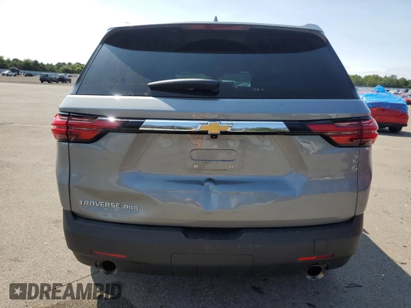 2023 Chevrolet Traverse LS with VIN 1GNEVFKWXPJ286530, listed as a Copart auction lot 69405684 with 12,334 mi miles and Salvage Title. Bid and sale history available at carsss.com. Image 6.