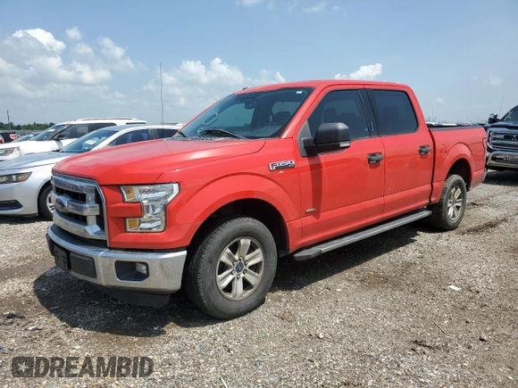 2015 Ford F-150 XL with VIN 1FTEW1CG6FKF15424, listed as a Copart auction lot 54177965 with 64,819 mi miles and Salvage Title. Bid and sale history available at DreamBid. Image 1.