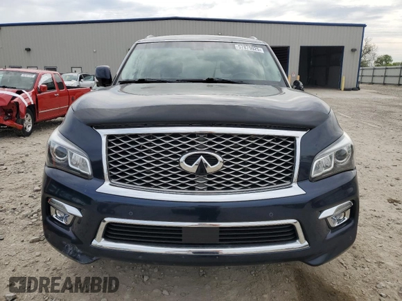 2015 Infiniti QX80 with VIN JN8AZ2NE7F9081484, listed as a Copart auction lot 57879025 with 198,737 mi miles and Non repairable. Bid and sale history available at DreamBid. Image 5.
