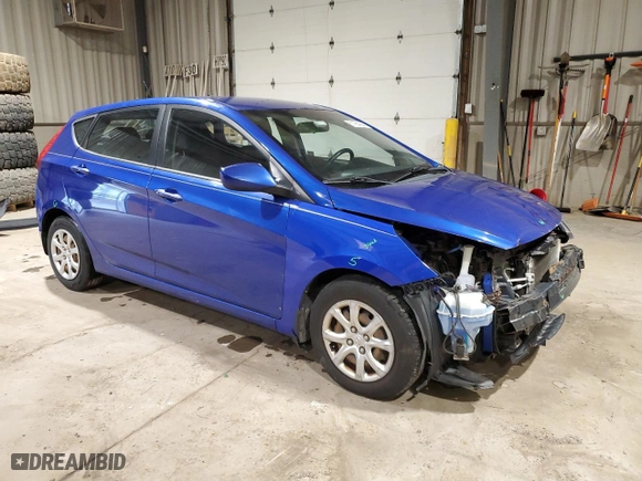 2013 Hyundai Accent GL with VIN KMHCT5AE7DU094206, listed as a Copart auction lot 51904285 with 121,249 mi miles and Salvage Title. Bid and sale history available at carsss.com. Image 4.