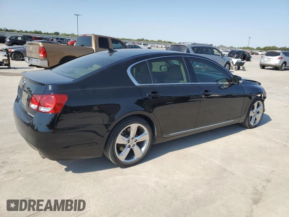 2011 Lexus GS 350 with VIN JTHBE1KS8B0052878, listed as a Copart auction lot 74982144 with 108,174 mi miles and Salvage Title. Bid and sale history available at carsss.com. Image 3.