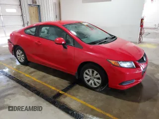 2012 Honda Civic Cpe LX with VIN 2HGFG3B54CH533373, listed as a Copart auction lot 54818905 with 176,232 mi miles and Salvage Title. Bid and sale history available at carsss.com. Image 4.