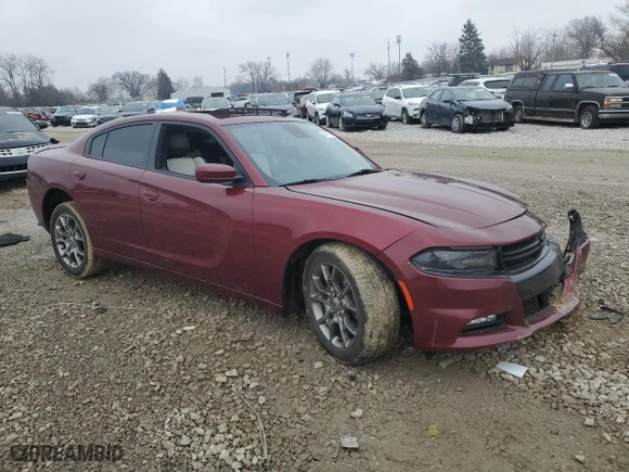 2017 Dodge Charger SXT with VIN 2C3CDXJG1HH593529, listed as a Copart auction lot 44471565 with 84,844 mi miles and Salvage Title. Bid and sale history available at carsss.com. Image 4.