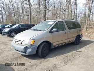 2003 Toyota Sienna LE z VIN 4T3ZF13CX3U545124, wystawiony jako IAAI lot #41834593 z przebiegiem Nie podano mil oraz . Historia ofert i sprzedaży dostępna na DreamBid. Obrazek 2.