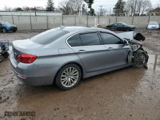 2014 BMW 5 Series 528i xDrive with VIN WBA5A7C57ED613586, listed as a Copart auction lot 51403475 with 95,709 mi miles and Salvage Title. Bid and sale history available at carsss.com. Image 3.