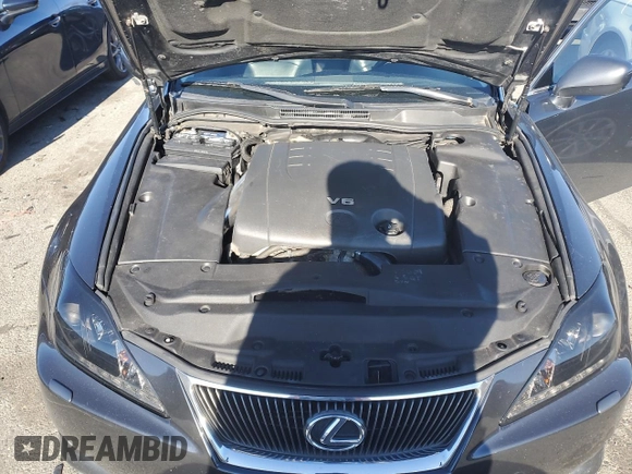 2006 Lexus IS 250 with VIN JTHCK262962006449, listed as a Copart auction lot 41628325 with 193,645 mi miles and Salvage Title. Bid and sale history available at DreamBid. Image 11.