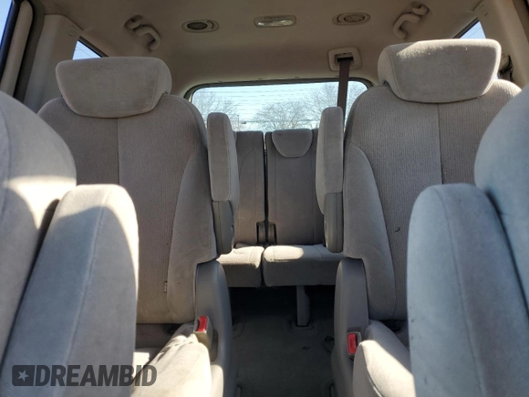 2007 Kia Sedona EX with VIN KNDMB233476174299, listed as a Copart auction lot 83980974 with 204,515 mi miles and Salvage Title. Bid and sale history available at DreamBid. Image 10.