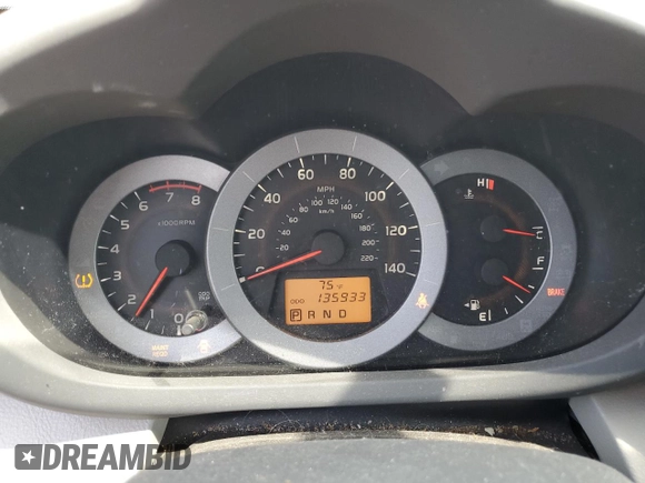 2012 Toyota RAV4 with VIN 2T3ZF4DV3CW120099, listed as a Copart auction lot 54747095 with 135,933 mi miles and Salvage Title. Bid and sale history available at carsss.com. Image 9.