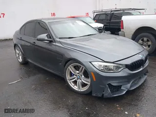 2018 BMW M3 with VIN WBS8M9C50J5J80290, listed as a IAAI auction lot 41621436 with 90,308 mi miles. Bid and sale history available at carsss.com. Image 1.