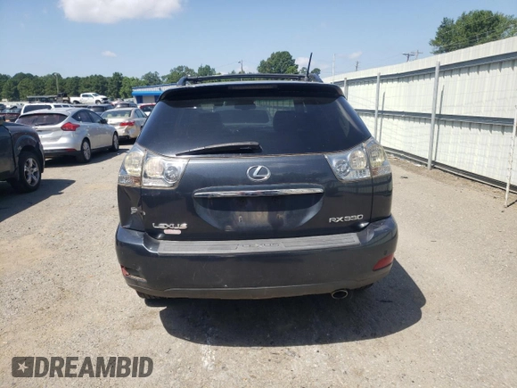 2006 Lexus RX 330 z VIN 2T2GA31U96C048377, wystawiony jako Copart lot #65579655 z przebiegiem Nie podano mil oraz Szkoda całkowita • Salvage title. Historia ofert i sprzedaży dostępna na DreamBid. Obrazek 6.
