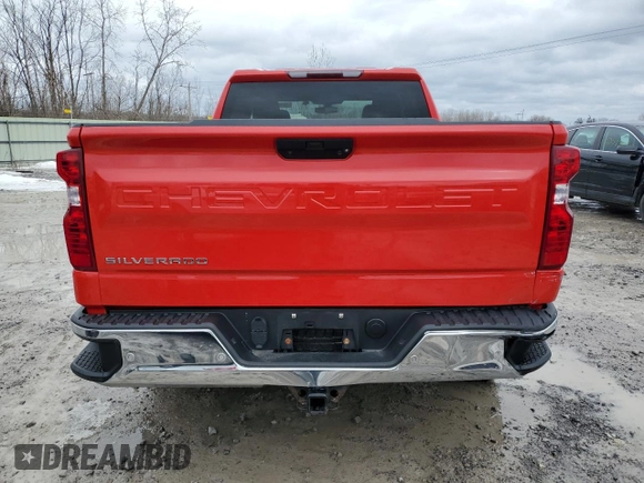 2021 Chevrolet Silverado 1500 Work Truck with VIN 1GCRYAEF0MZ357134, listed as a Copart auction lot 46982905 with Not Provided miles and Salvage Title. Bid and sale history available at DreamBid. Image 6.