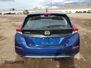 2025 Nissan LEAF S with VIN 1N4AZ1BV6SC561609, listed as a Copart auction lot 81307814 with 1,116 mi miles and Salvage Title. Bid and sale history available at carsss.com. Image 6.