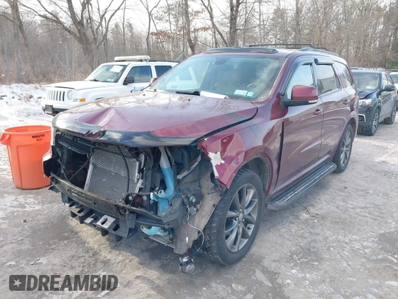 2017 Dodge Durango GT with VIN 1C4RDJDG8HC918100, listed as a IAAI auction lot 41428450 with 138,108 mi miles and . Bid and sale history available at carsss.com. Image 6.