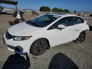 2015 Honda Civic EX z VIN 19XFB2F83FE033975, wystawiony jako Copart lot #58097555 z przebiegiem 71 859 mil mil oraz Szkoda całkowita • Salvage title. Historia ofert i sprzedaży dostępna na DreamBid. Obrazek 1.